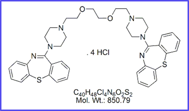 Quetiapine EP Impurity E  Quetiapine bis-Ether